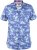 D555 WHITSBURY Hawaiian Print Shirt - Skjorter - Skjorter til store mænd 2XL- 8XL