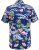 D555 Durham Flamingo Hawaiian Ao Print Shirt - Skjorter - Skjorter til store mænd 2XL- 8XL