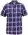 D555 Portland Check Button Down Collar S/S Shirt - Skjorter - Skjorter til store mænd 2XL- 8XL