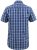 D555 Walcot Check Button Down Collar S/S Shirt Navy - Skjorter - Skjorter til store mænd 2XL- 8XL