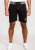 D555 Sutton Elasticated Waist Shorts With Embroidery Black - Joggingbukser og shorts - Sweatpants og Sweatshorts 2XL-12XL
