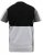 D555 Felix Couture Crew Neck Cut And Sew T-Shirt Black/Charcoal - T-shirts - T-shirts i store størrelser - 2XL-14XL