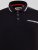 D555 Potts Jersey Polo With Jacquard Collar & Cuffs Sort - Polotrøjer - Polotrøjer 2XL-8XL