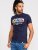 D555 Thorndon California Long Beach Printed T-Shirt - T-shirts - T-shirts i store størrelser - 2XL-14XL