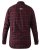 D555 Holton Dark Red Checked Flannel Shirt - Skjorter - Skjorter til store mænd 2XL- 8XL