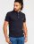 D555 Ashwell Ao Printed Polo Shirt Dark Navy - Polotrøjer - Polotrøjer 2XL-8XL