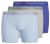 Jack & Jones Jacnorrebro Ensfarvede Boxershorts 3-Pack Blå - Undertøj og badetøj - Badetøj og Undertøj i store størrelser 
