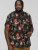 D555 LENNOX Hawaiian AO Print Shirt Black - Skjorter - Skjorter til store mænd 2XL- 8XL