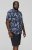D555 FINLEY Hawaiian AO Print Shirt Navy - Skjorter - Skjorter til store mænd 2XL- 8XL