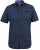 D555 BRODY S/S Micro AO Print Shirt Navy - Skjorter - Skjorter til store mænd 2XL- 8XL