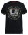 D555 BENNY LA Camo Printed Crew Neck T-Shirt Black - T-shirts - T-shirts i store størrelser - 2XL-14XL
