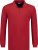Adamo Peter Comfort fit Long sleeve Polo Red - Polotrøjer - Polotrøjer 2XL-8XL