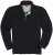 Adamo Peter Comfort fit Long sleeve Polo Black - Polotrøjer - Polotrøjer 2XL-8XL