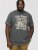 D555 BENNETT Dune Kings Buggy Printed Crew Neck T-Shirt Khaki - T-shirts - T-shirts i store størrelser - 2XL-14XL