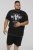 D555 BINGHAM State Of Miami Printed Crew Neck T-Shirt Black - T-shirts - T-shirts i store størrelser - 2XL-14XL