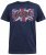 D555 DENNIS Official AC/DC Printed Crew Neck T-Shirt Navy Reno - T-shirts - T-shirts i store størrelser - 2XL-14XL