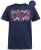 D555 DENNIS Official AC/DC Printed Crew Neck T-Shirt Navy Reno - T-shirts - T-shirts i store størrelser - 2XL-14XL