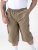 D555 Mason Cargo Shorts Sand - Shorts - Shorts i store størrelser - W40-W60