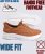 D555 Dartford 1 Kingsize Hands Free Shoes Pu & Faux Suede Top Tan - Herresko 40-52 - 