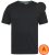 D555 Motherwell Thermal Short Sleeve T-Shirt Black - Undertøj og badetøj - Badetøj og Undertøj i store størrelser 