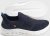 D555 Blyth 2 Kingsize Hands Free Shoes With Knitted Top Navy - Herresko 40-52 - 