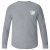 D555 Plato Long Sleeve T-shirt Grey - T-shirts - T-shirts i store størrelser - 2XL-14XL