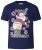 D555 Naughty X-mas T-shirt Navy - T-shirts - T-shirts i store størrelser - 2XL-14XL
