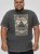 D555 HANLEY Official Pink Floyd Crew Neck T-Shirt Dark Grey - T-shirts - T-shirts i store størrelser - 2XL-14XL