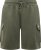 D555 Wigan 1 Elasticated Waist Fleece Cargo Shorts Khaki - Joggingbukser og shorts - Sweatpants og Sweatshorts 2XL-12XL
