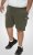 D555 Wigan 1 Elasticated Waist Fleece Cargo Shorts Khaki - Joggingbukser og shorts - Sweatpants og Sweatshorts 2XL-12XL