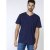 D555 Signature V-hals T-shirt Mørkeblå - T-shirts - T-shirts i store størrelser - 2XL-8XL