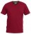 D555 Signature V-hals T-shirt Rød - T-shirts - T-shirts i store størrelser - 2XL-14XL