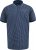 D555 Coventry AOP Polo Shirt Jacquard Collar & Ribbed Cuffs Navy - Polotrøjer - Polotrøjer 2XL-8XL