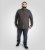 D555 Sheffield Long Sleeve AOP Micro Gold Shirt Navy - Skjorter - Skjorter til store mænd 2XL- 8XL