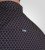D555 Sheffield Long Sleeve AOP Micro Gold Shirt Navy - Skjorter - Skjorter til store mænd 2XL- 8XL