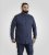 D555 Middlesbrough Long Sleeve AOP Micro Blue Shirt Navy TALL SIZE - Skjorter - Skjorter til store mænd 2XL- 8XL