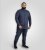D555 Middlesbrough Long Sleeve AOP Micro Blue Shirt Navy TALL SIZE - Skjorter - Skjorter til store mænd 2XL- 8XL