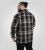 D555 Falkirk Long Sleeve Heavy Shacket Overshirt Black/Grey - Skjorter - Skjorter til store mænd 2XL- 8XL