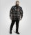 D555 Falkirk Long Sleeve Heavy Shacket Overshirt Black/Grey - Skjorter - Skjorter til store mænd 2XL- 8XL
