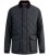 D555 Harborough Quilted Jacket with Corduroy Collar Black - Jakker - Jakker i store størrelser, 2XL- 12XL