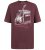 D555 Barnsley Guitar and Amp Crew Neck T-Shirt Burgundy - T-shirts - T-shirts i store størrelser - 2XL-14XL