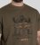 D555 Stockton Gorilla Playing Drums Crew Neck T-Shirt Khaki - T-shirts - T-shirts i store størrelser - 2XL-14XL