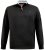 D555 Russel Fleece Sweatshirt with Chest Embroidery Black - Trøjer og hættetrøjer - Trøjer og Hættetrøjer i store størrelser - 2XL-14XL