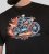 D555 Dewsbury Skeleton on Bike Crew Neck T-Shirt Black - T-shirts - T-shirts i store størrelser - 2XL-14XL