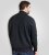 D555 Gillingham Strikket Cardigan med Lynlås og For Marineblå - Trøjer og hættetrøjer - Trøjer og Hættetrøjer i store størrelser - 2XL-14XL