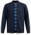 D555 Gillingham Strikket Cardigan med Lynlås og For Marineblå - Trøjer og hættetrøjer - Trøjer og Hættetrøjer i store størrelser - 2XL-14XL