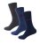 D555 Harold 2 Multi Color Pack of 3 Extra Wide Comfort Fit Socks - Undertøj og badetøj - Badetøj og Undertøj i store størrelser 