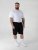 D555 Thomas Stretch Shorts med Elastisk Talje Sort - Shorts - Shorts i store størrelser - W40-W60