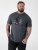 D555 Craig Gorilla Biker T-shirt med tryk Mørkegrå - T-shirts - T-shirts i store størrelser - 2XL-14XL