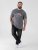 D555 Jasper Official Gas Monkey T-shirt med tryk Grå - T-shirts - T-shirts i store størrelser - 2XL-14XL